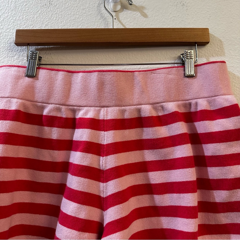 *SOLD* Anthropologie x Daily Practice Striped Sweater Shorts Pink Size 2X - Picture 6 of 13